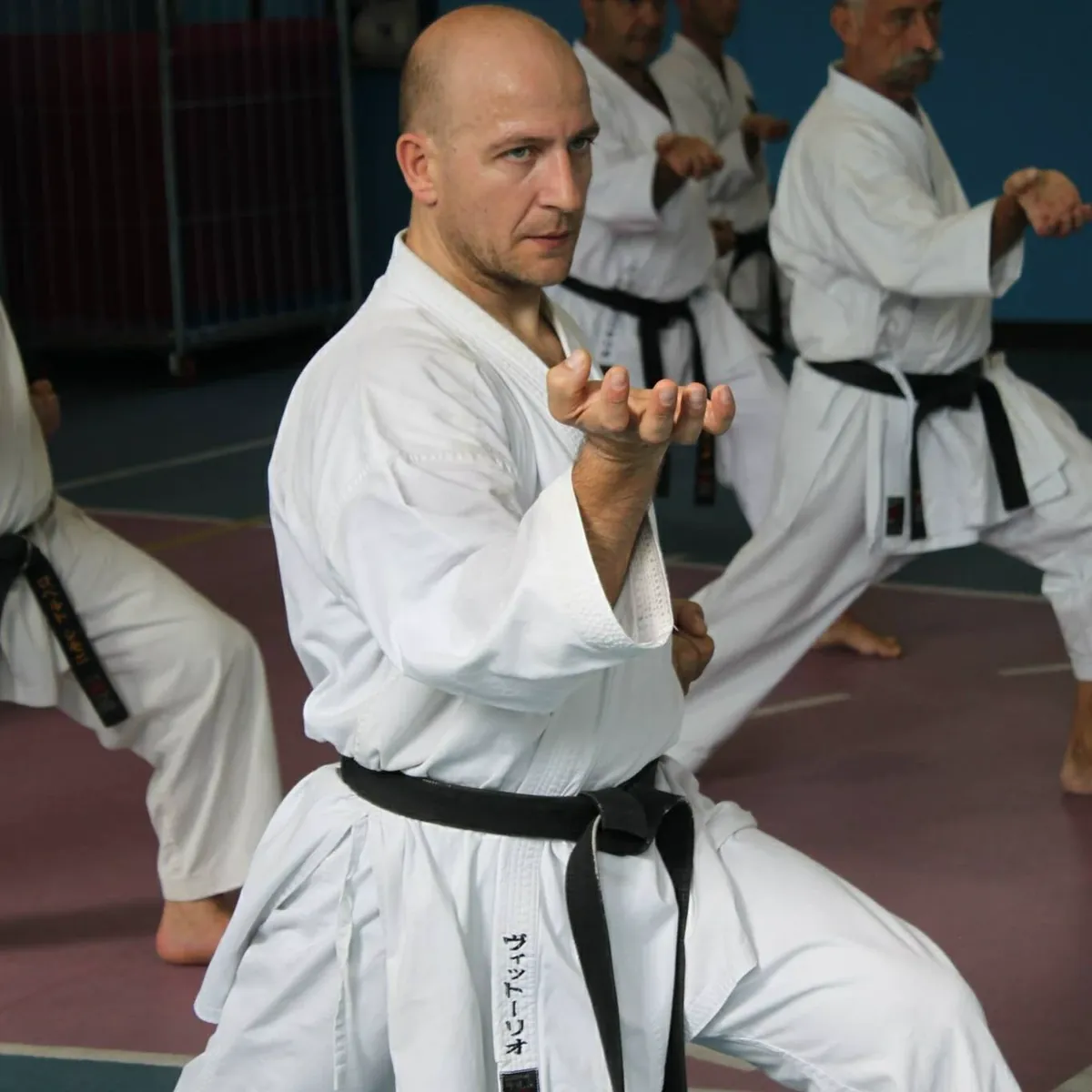 Vittorio Lazzaroni durante un allenamento